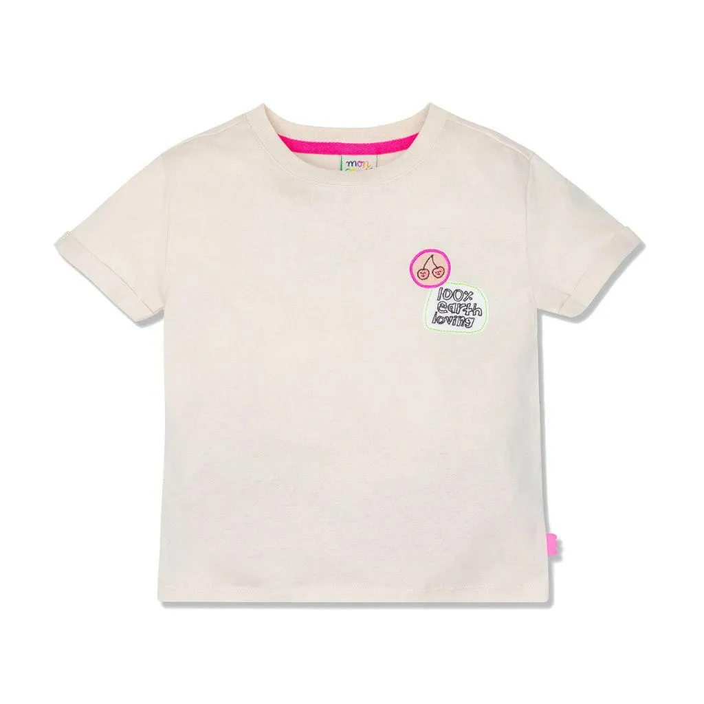 100% Earth Loving patches Kid T-Shirt