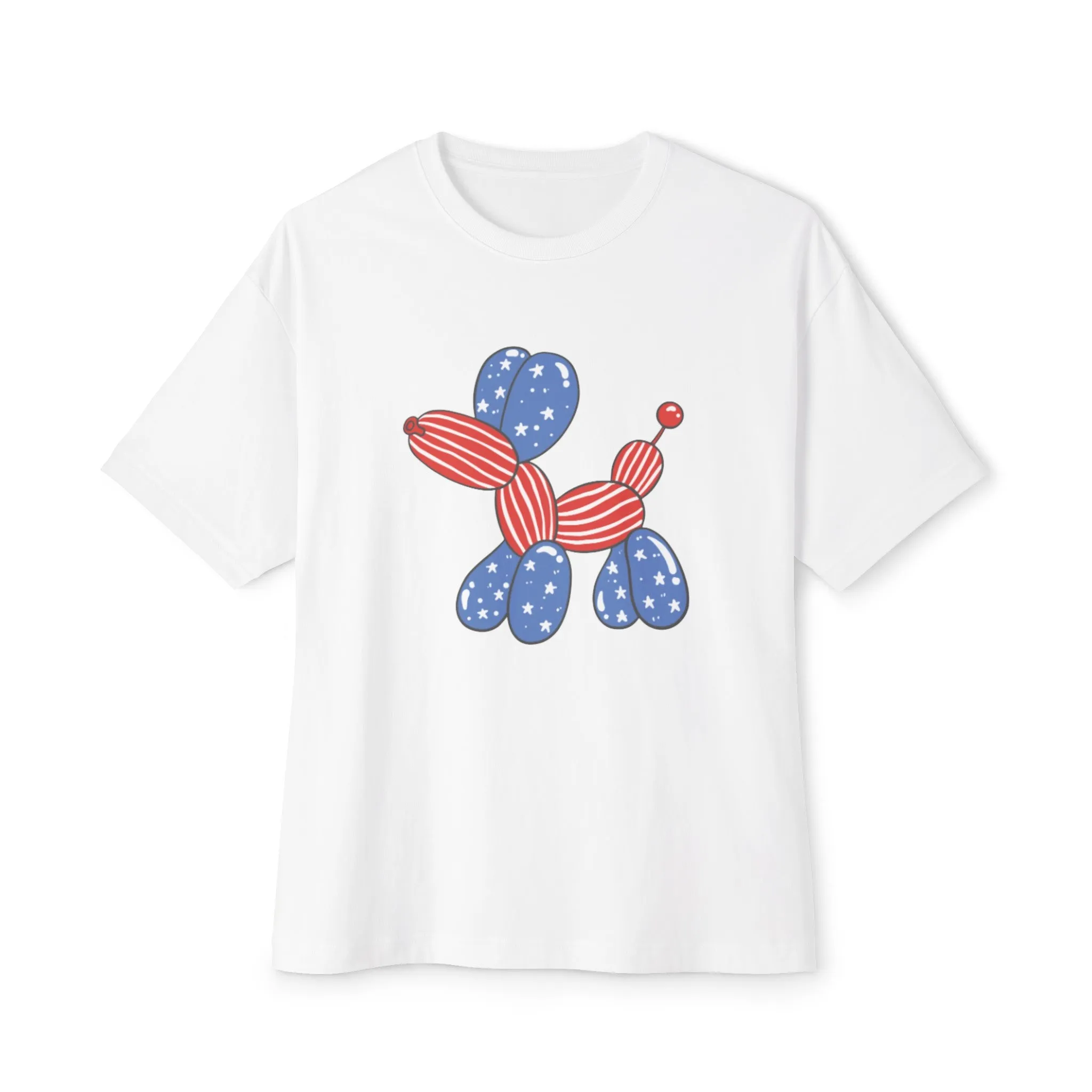 4th of July American Balloon Dog T-Shirt