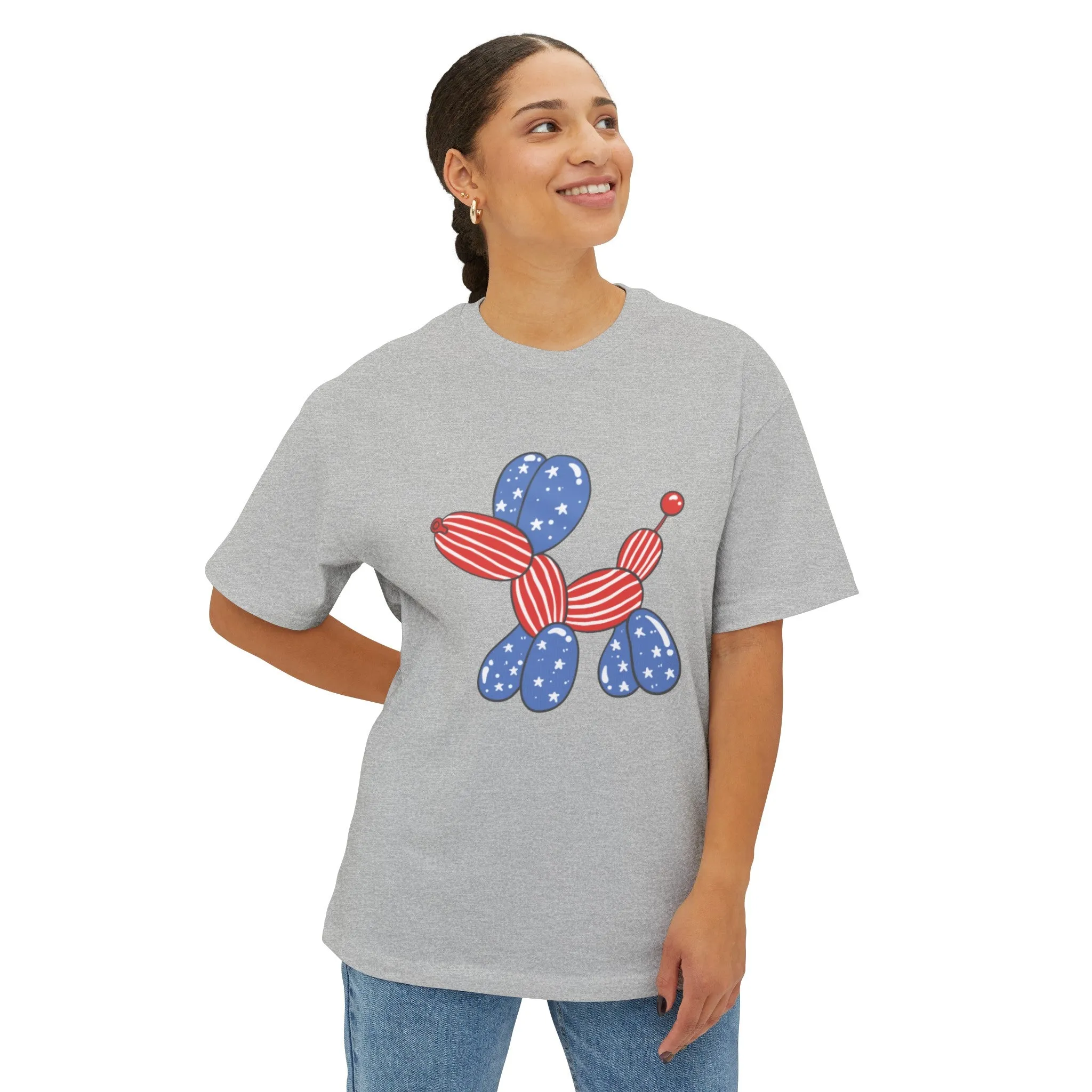 4th of July American Balloon Dog T-Shirt