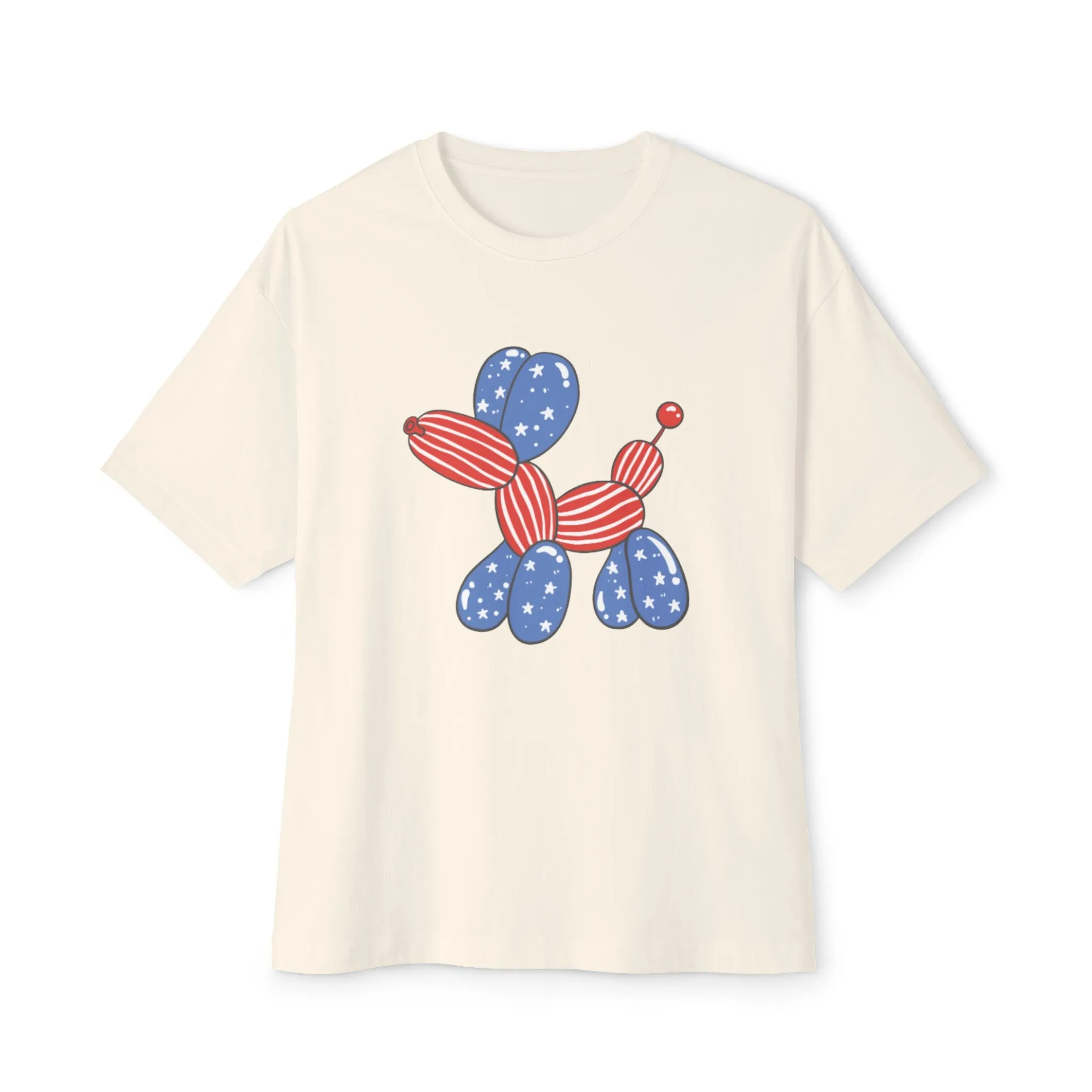4th of July American Balloon Dog T-Shirt