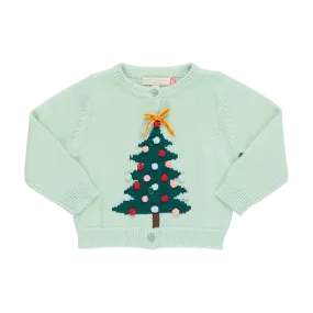 BABY GIRLS MAUDE SWEATER - MINT TREE