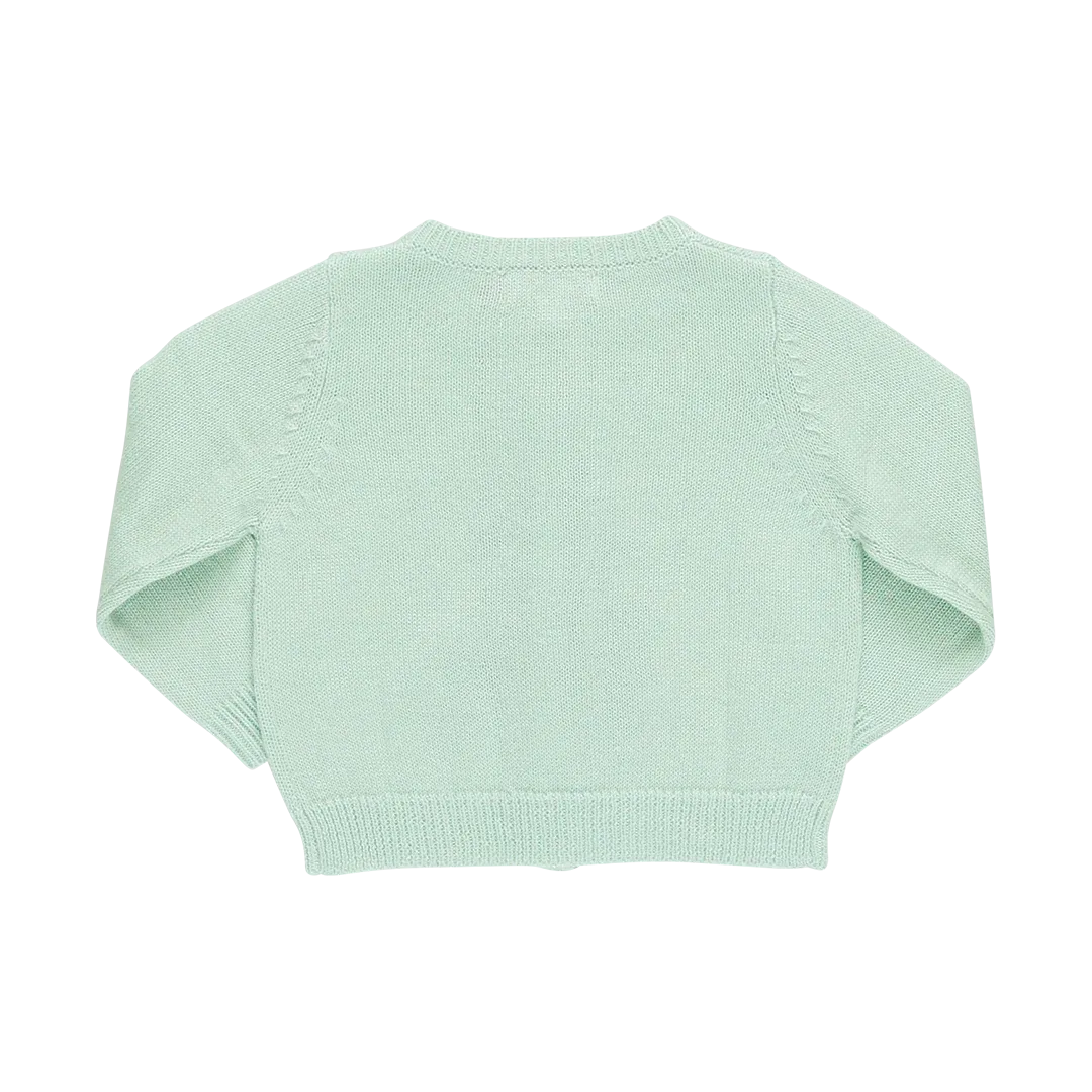 BABY GIRLS MAUDE SWEATER - MINT TREE