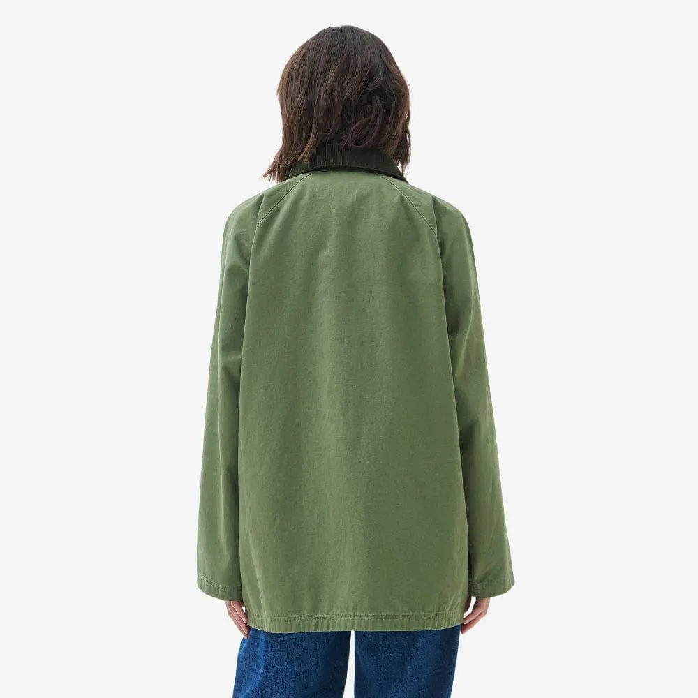 Barbour Pennycress Casual Jacket In Khaki Green