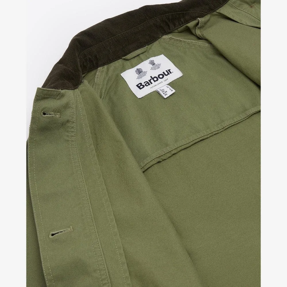 Barbour Pennycress Casual Jacket In Khaki Green