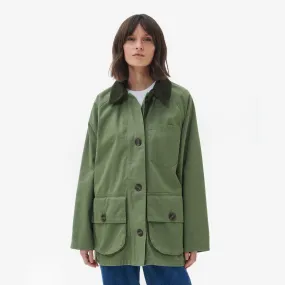 Barbour Pennycress Casual Jacket In Khaki Green