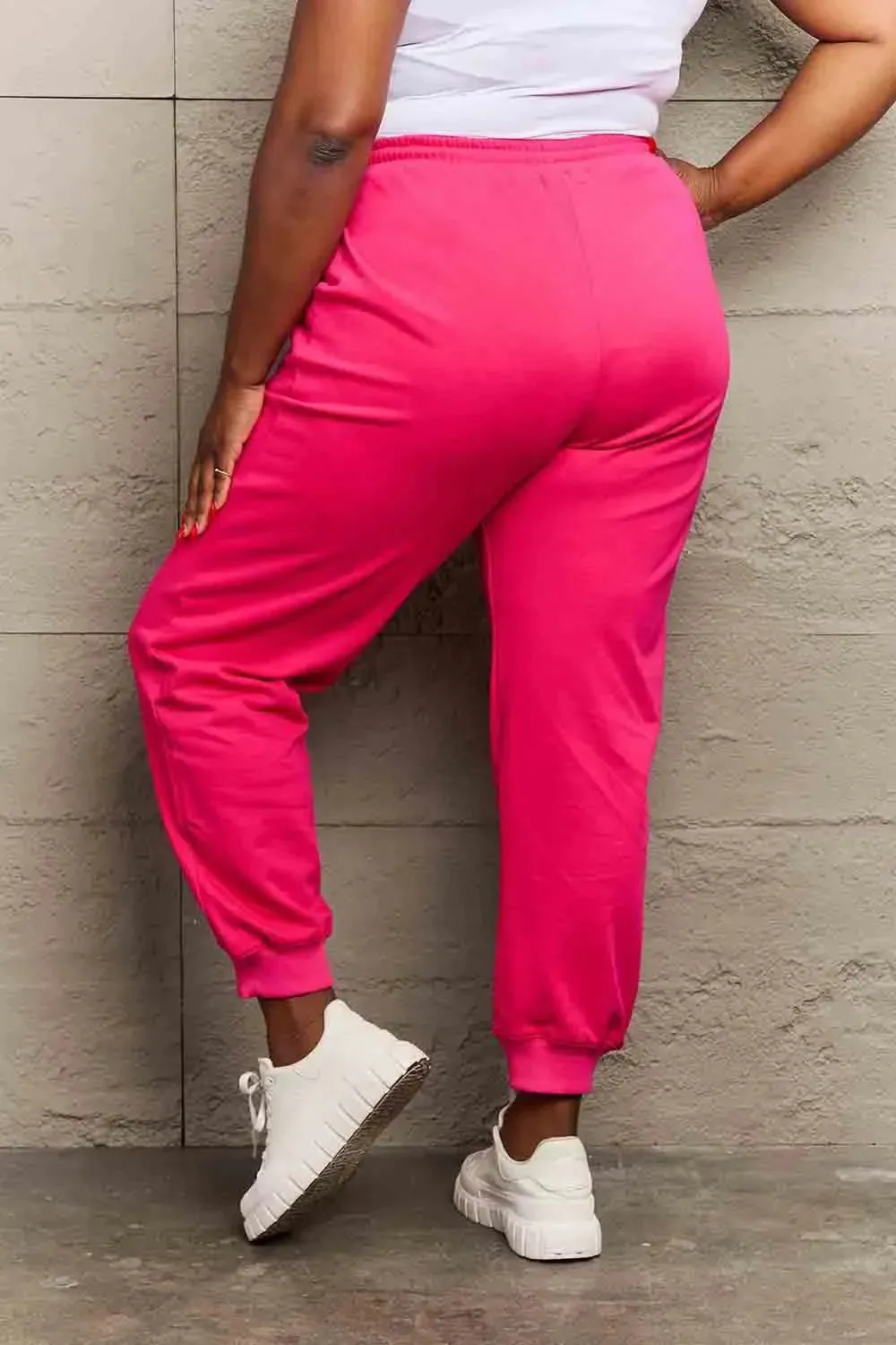 Butterfly Graphic Long Sweatpants with Drawstring by Simply Love