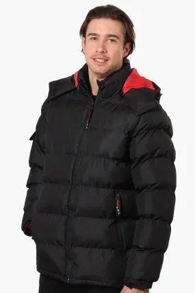 Canada Weather Gear Zip Pocket Bubble Bomber Jacket - Black
