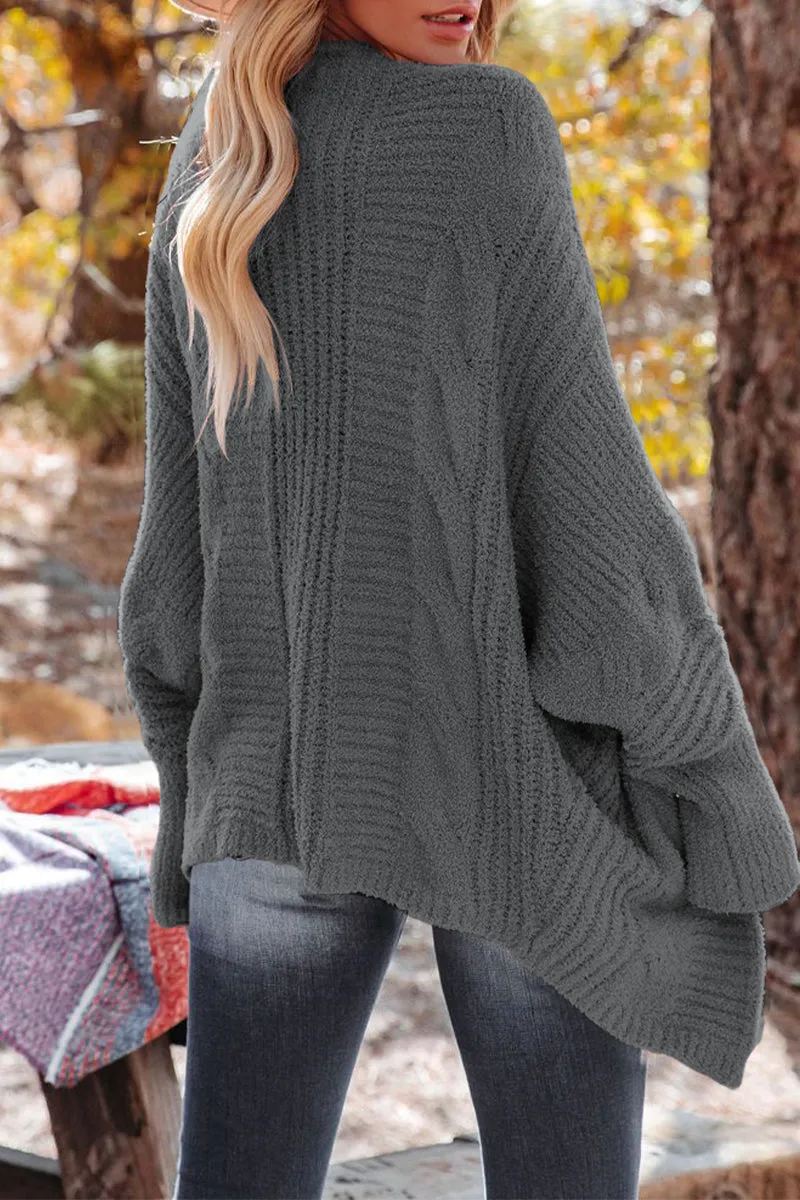 Casual Solid Color V Neck Cardigans(5 Colors)