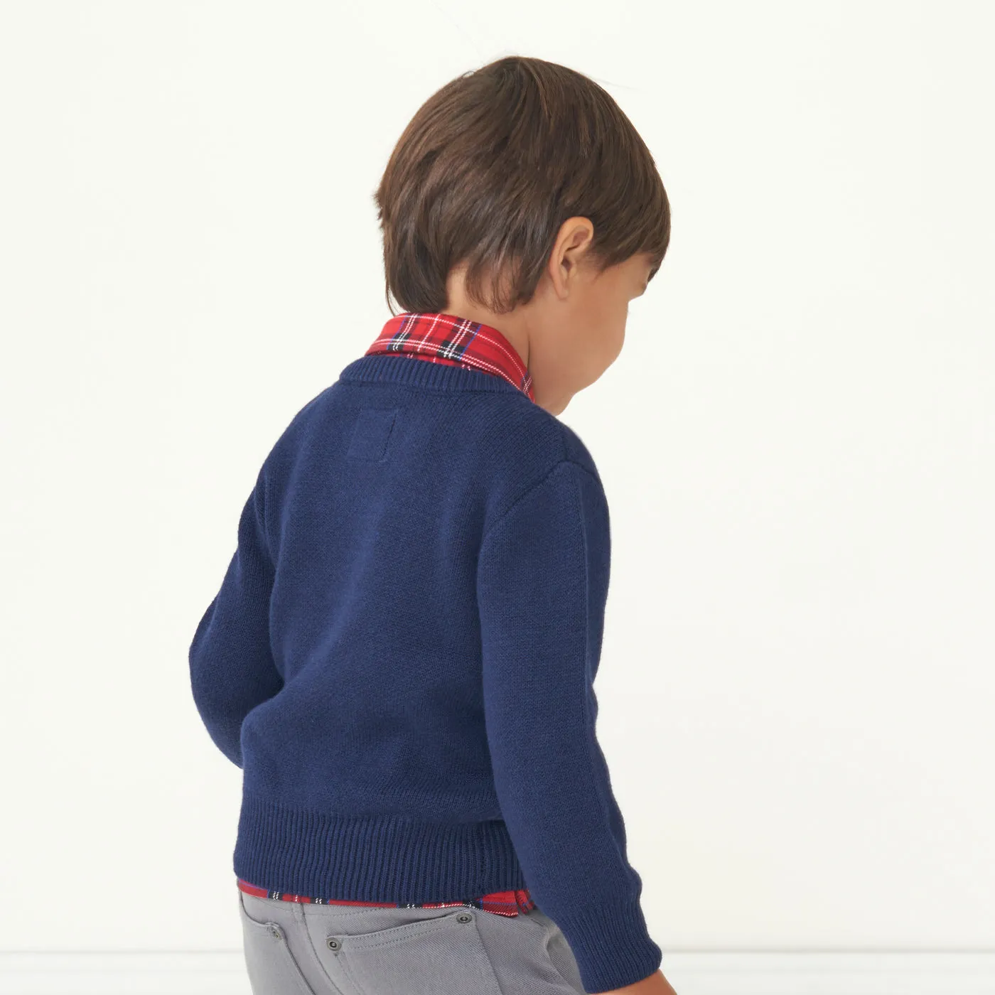 Classic Navy Knit Sweater