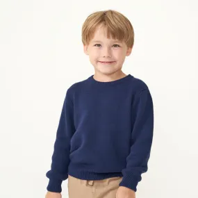 Classic Navy Knit Sweater