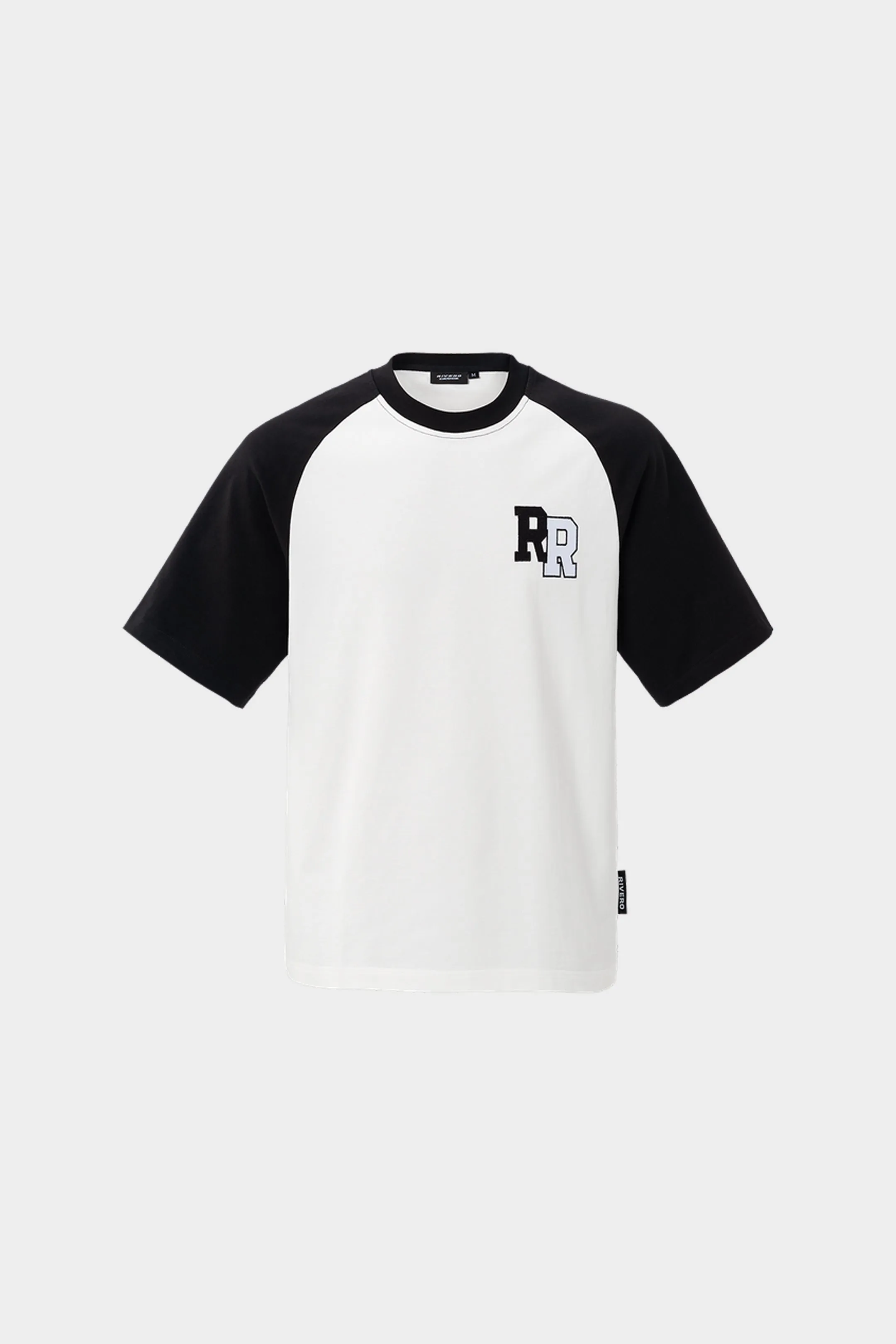 COLLEGE OVERSIZED T-SHIRT WHITE/BLACK