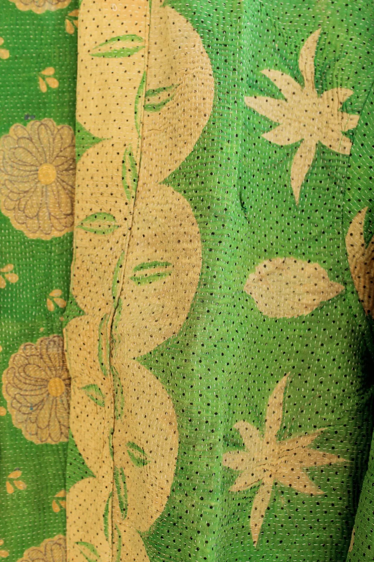 Cotton Kantha Crop Jacket 006