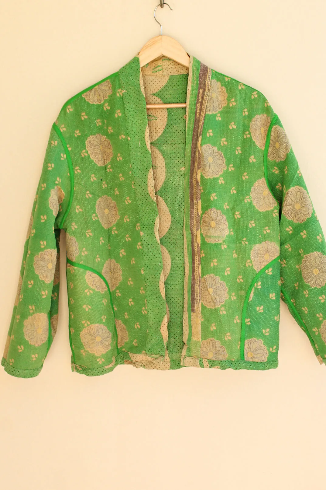 Cotton Kantha Crop Jacket 006