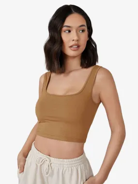 Crop Solid Tank Top