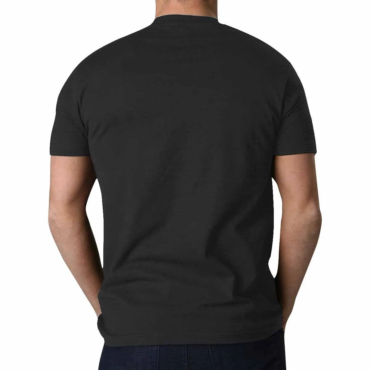 Custom Photo&Text Men's All Over Print T-shirt with Personalized Pictures