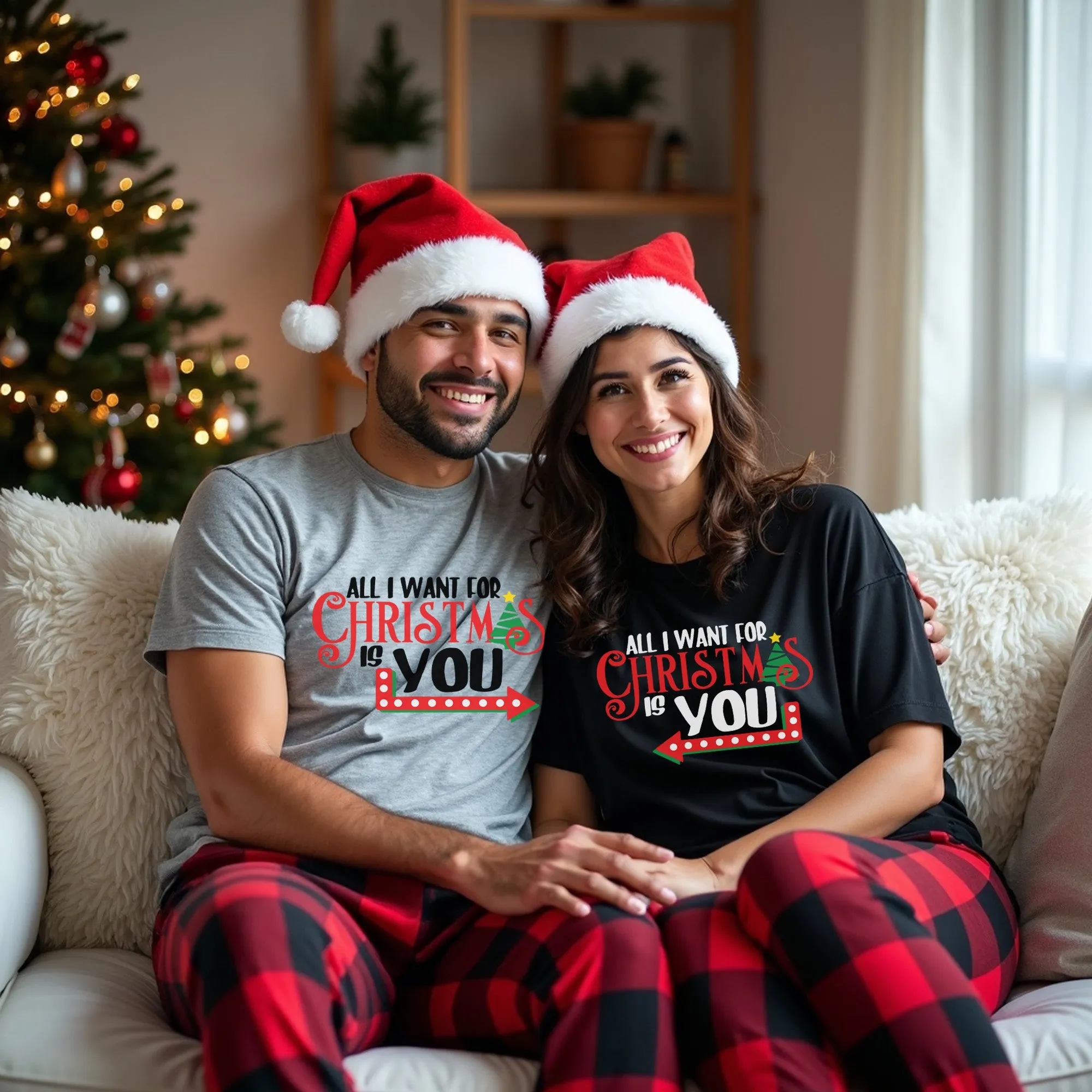 Cute Matching Couple Christmas Sweaters and Hoodies