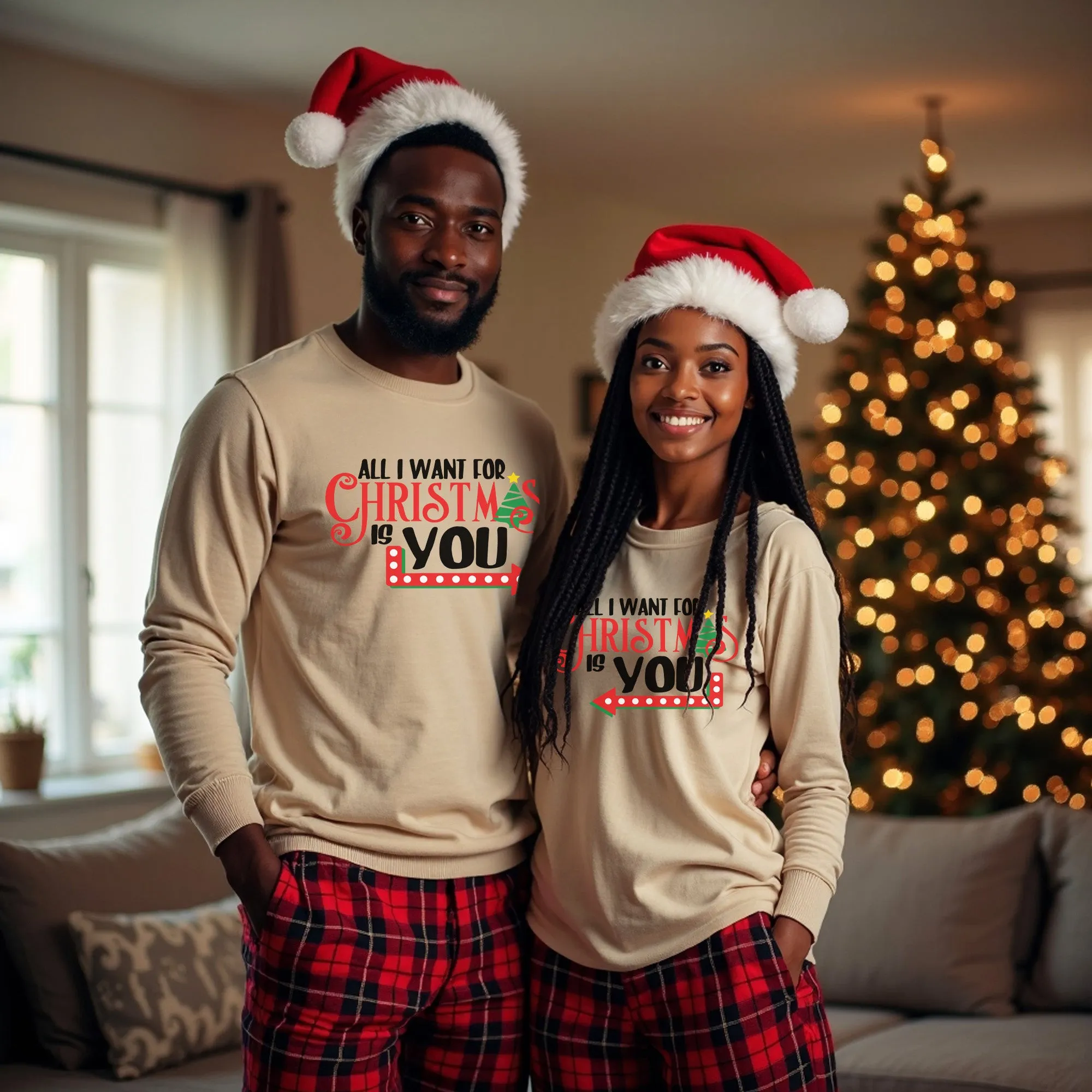 Cute Matching Couple Christmas Sweaters and Hoodies