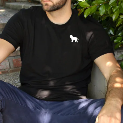 Dog Logo T-Shirt - Personalise with ANY Dog Breed - Organic Cotton