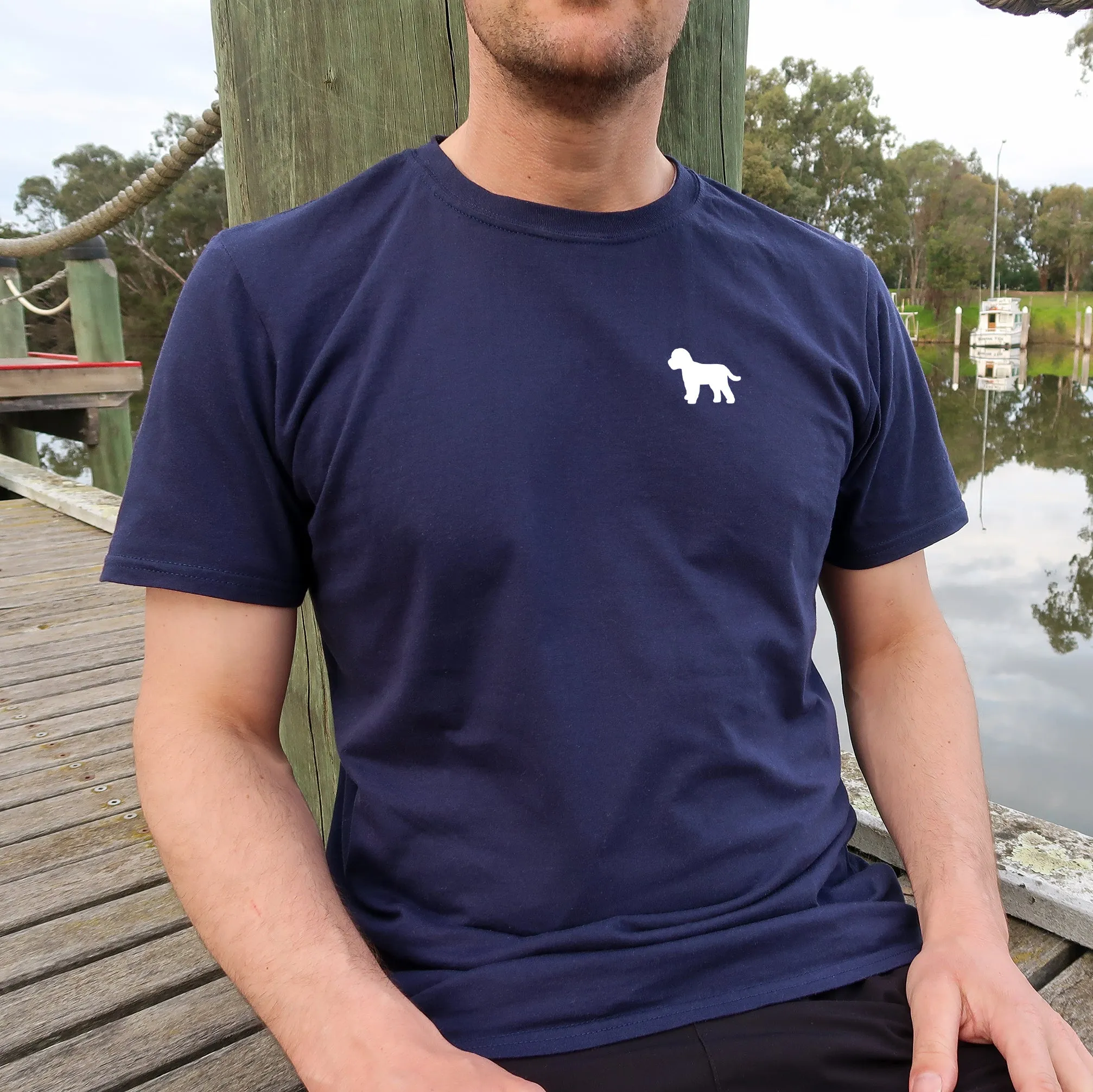 Dog Logo T-Shirt - Personalise with ANY Dog Breed - Organic Cotton