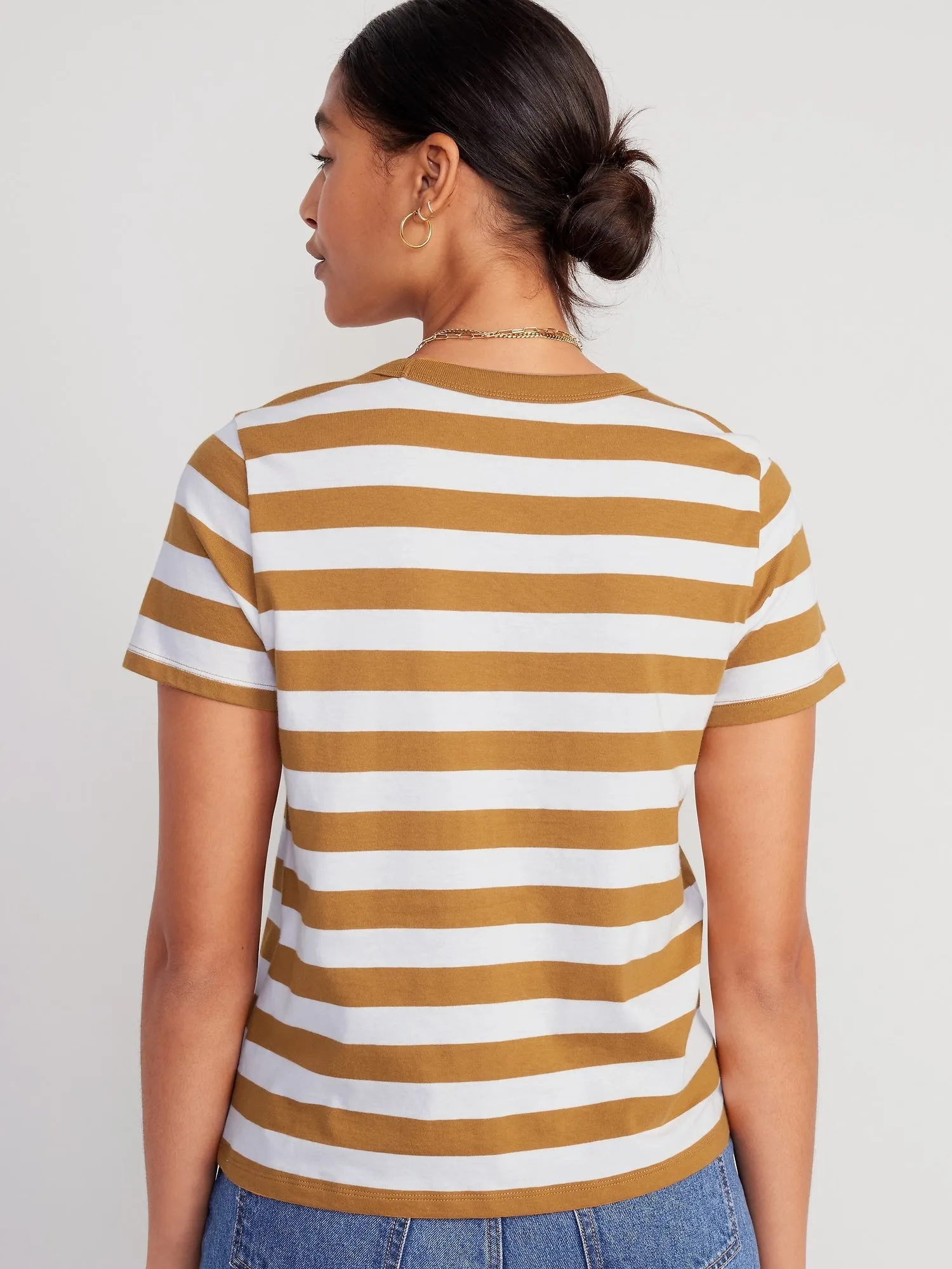 EveryWear Striped T-Shirt for Women