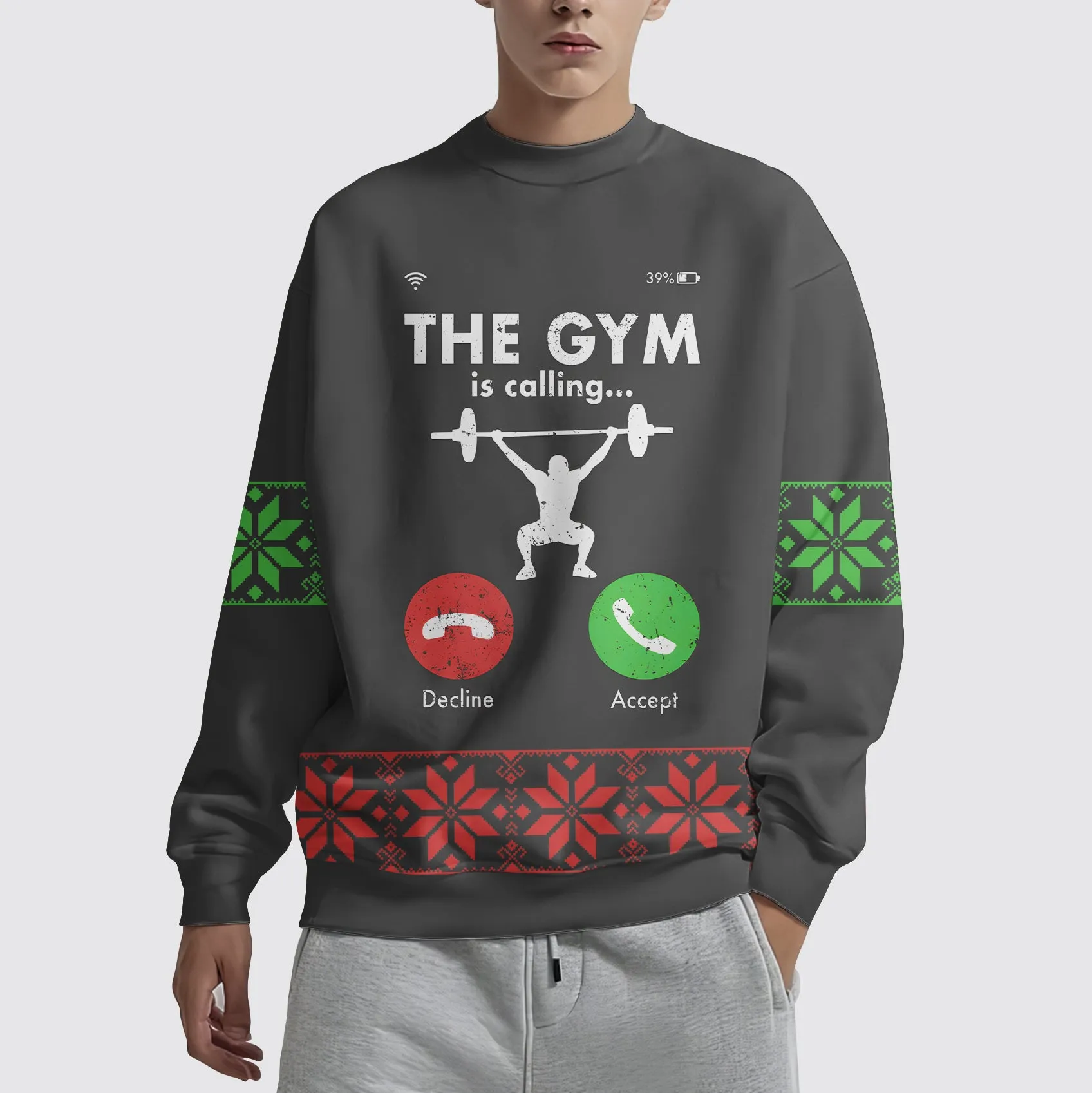 FitFlex Ugly Sweaters: Warm Gear, Strong Moves!- AA03607