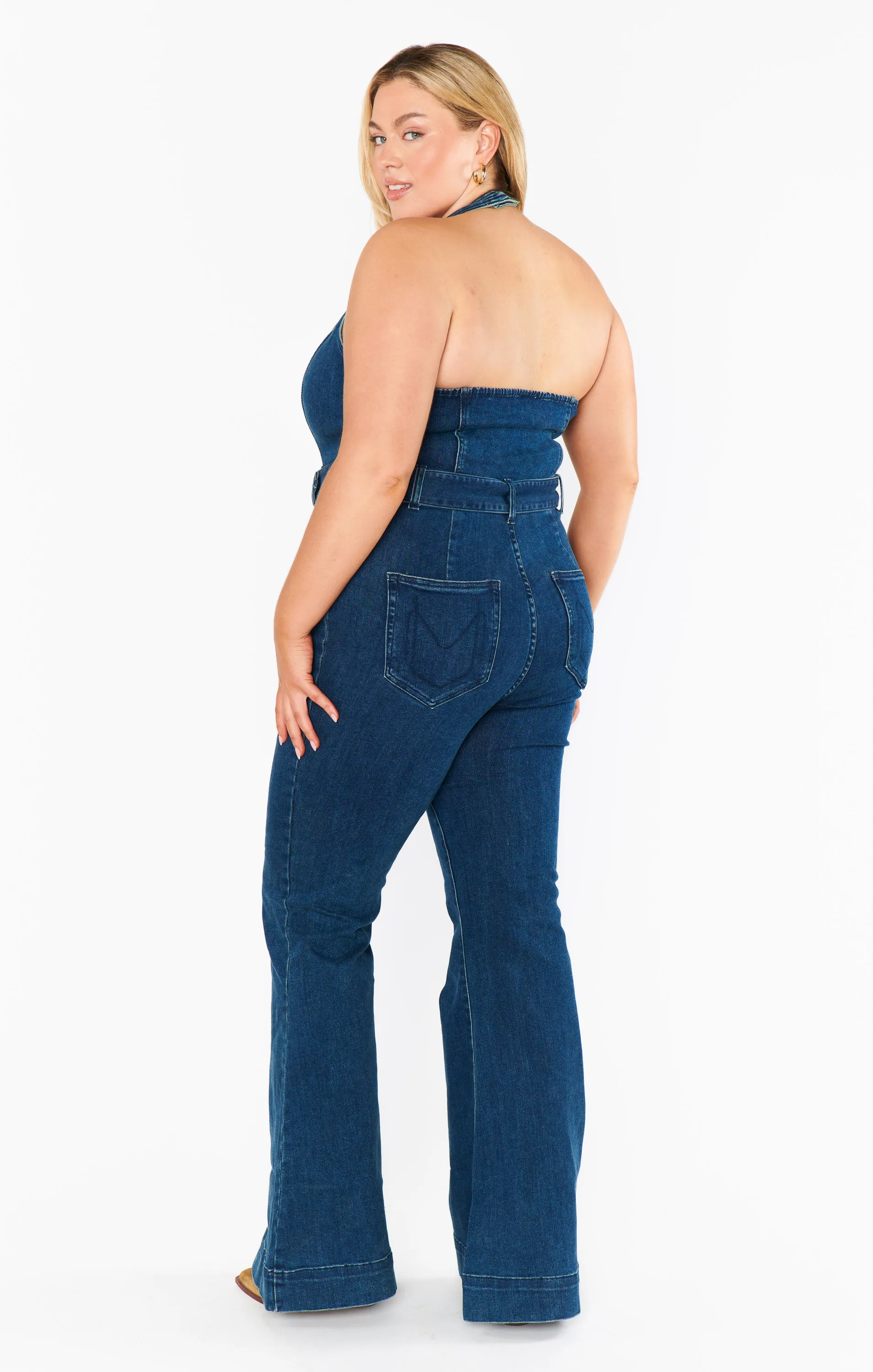 Fort Worth Jumpsuit ~ Ridge Blue