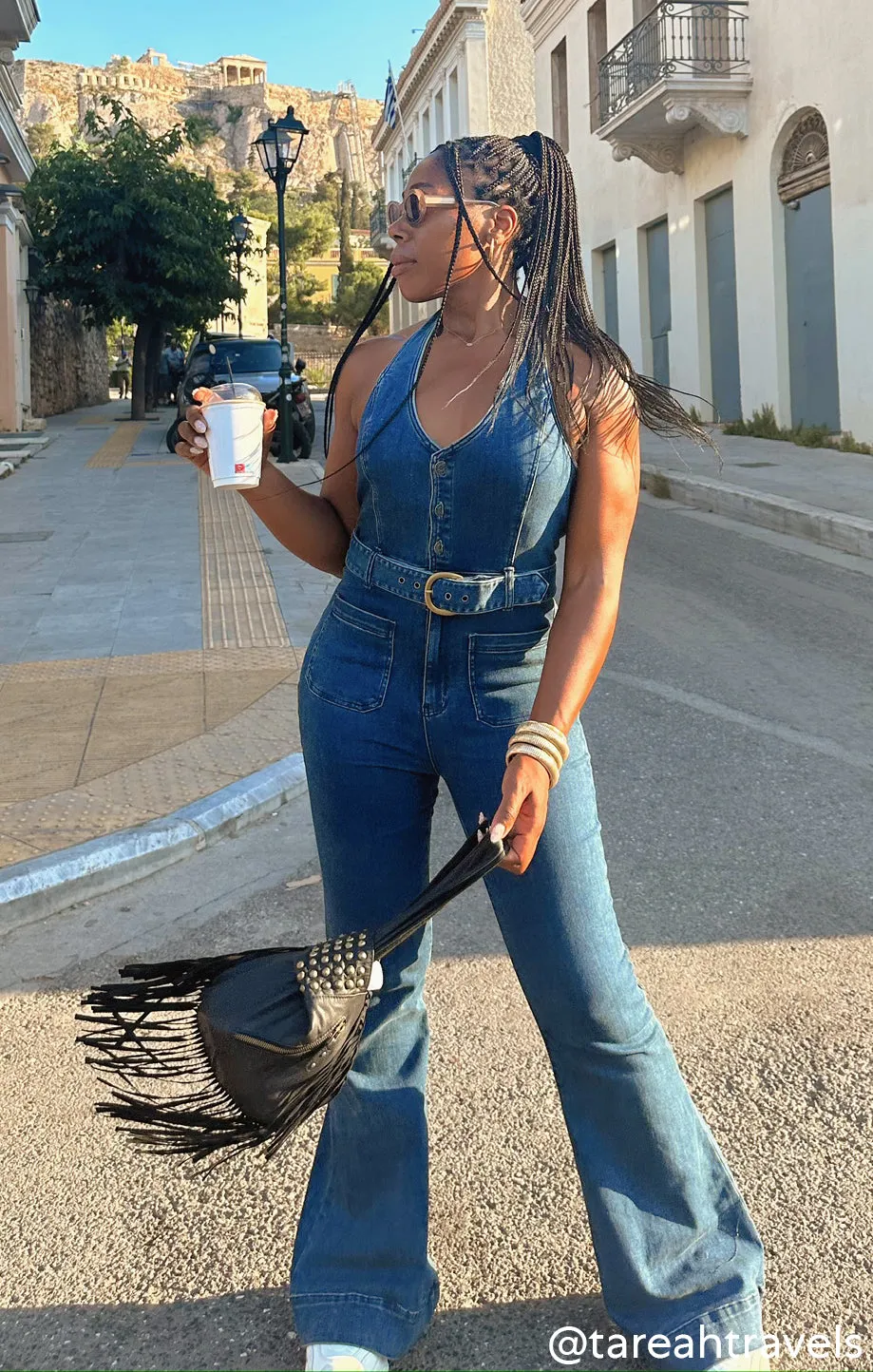 Fort Worth Jumpsuit ~ Ridge Blue