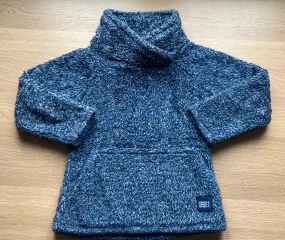 Fuzzy Navy Blue Sweater by O'Neill, Size 5-7, Kids 6/6X (extra small)