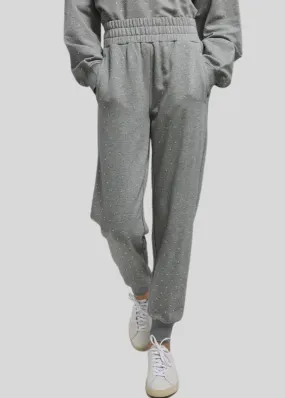 Generation Love Ruel Crystal Sweatpants  in Grey