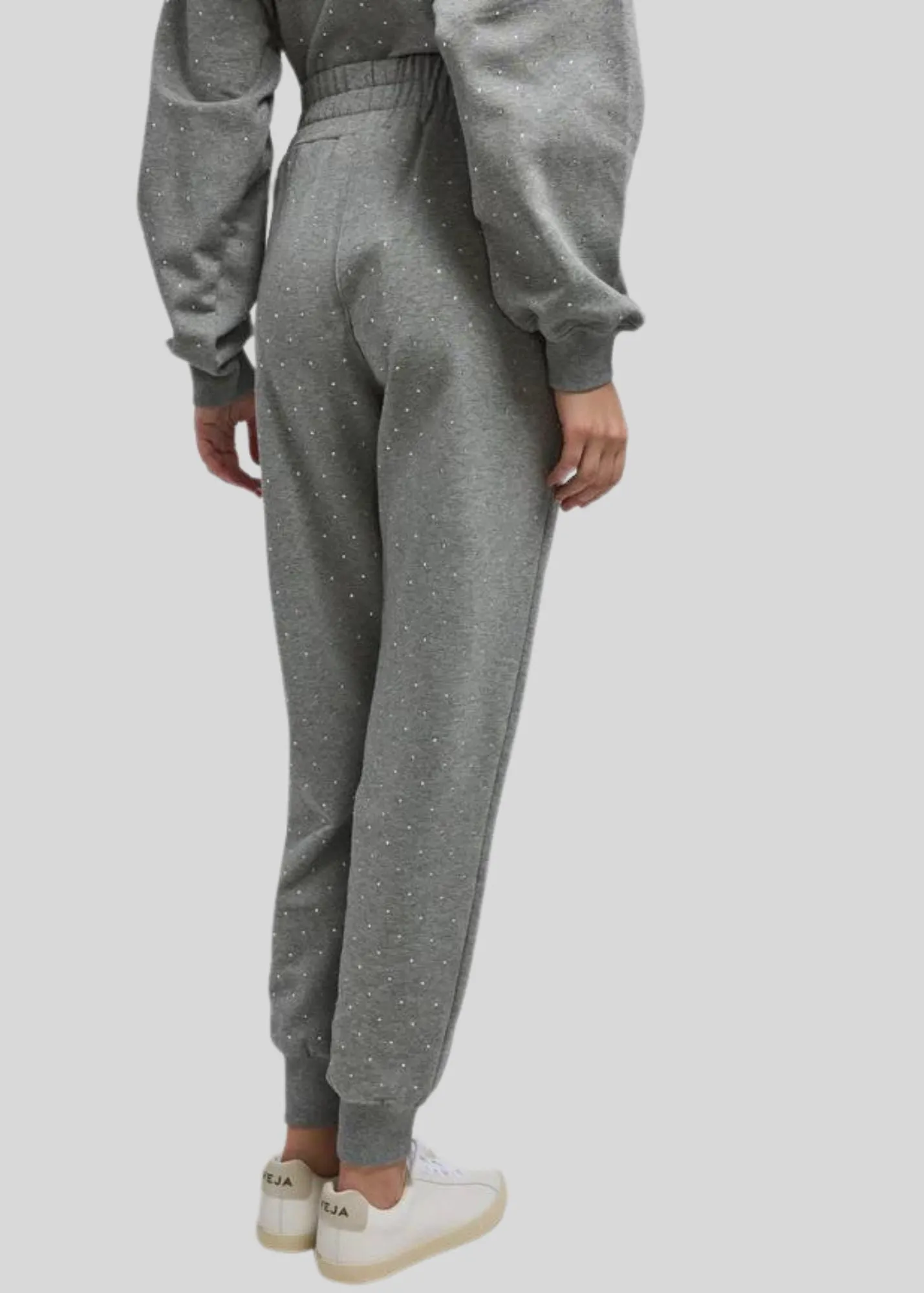Generation Love Ruel Crystal Sweatpants  in Grey