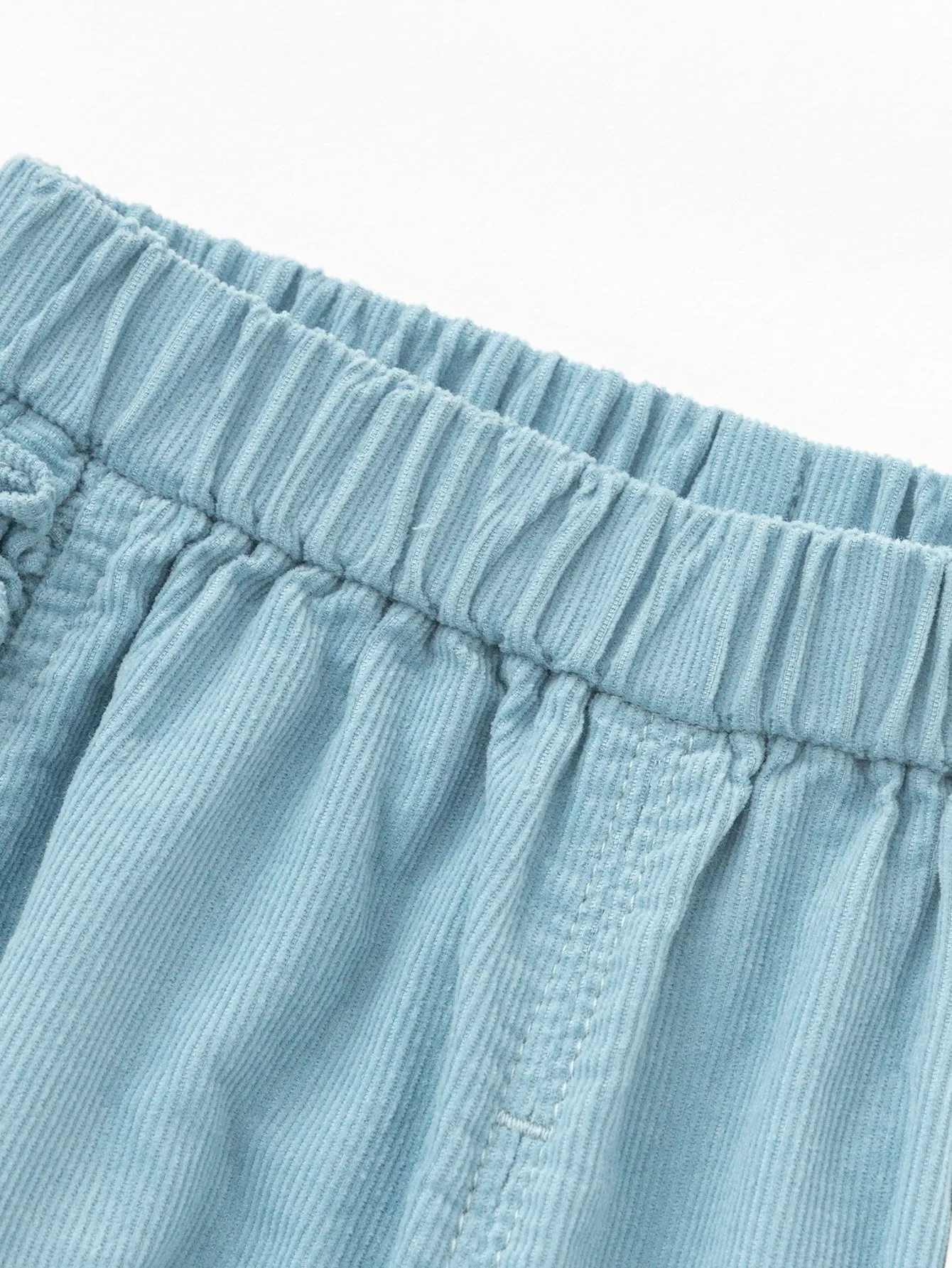Girl Baby Clothes Powderblue Solid Color Trousers