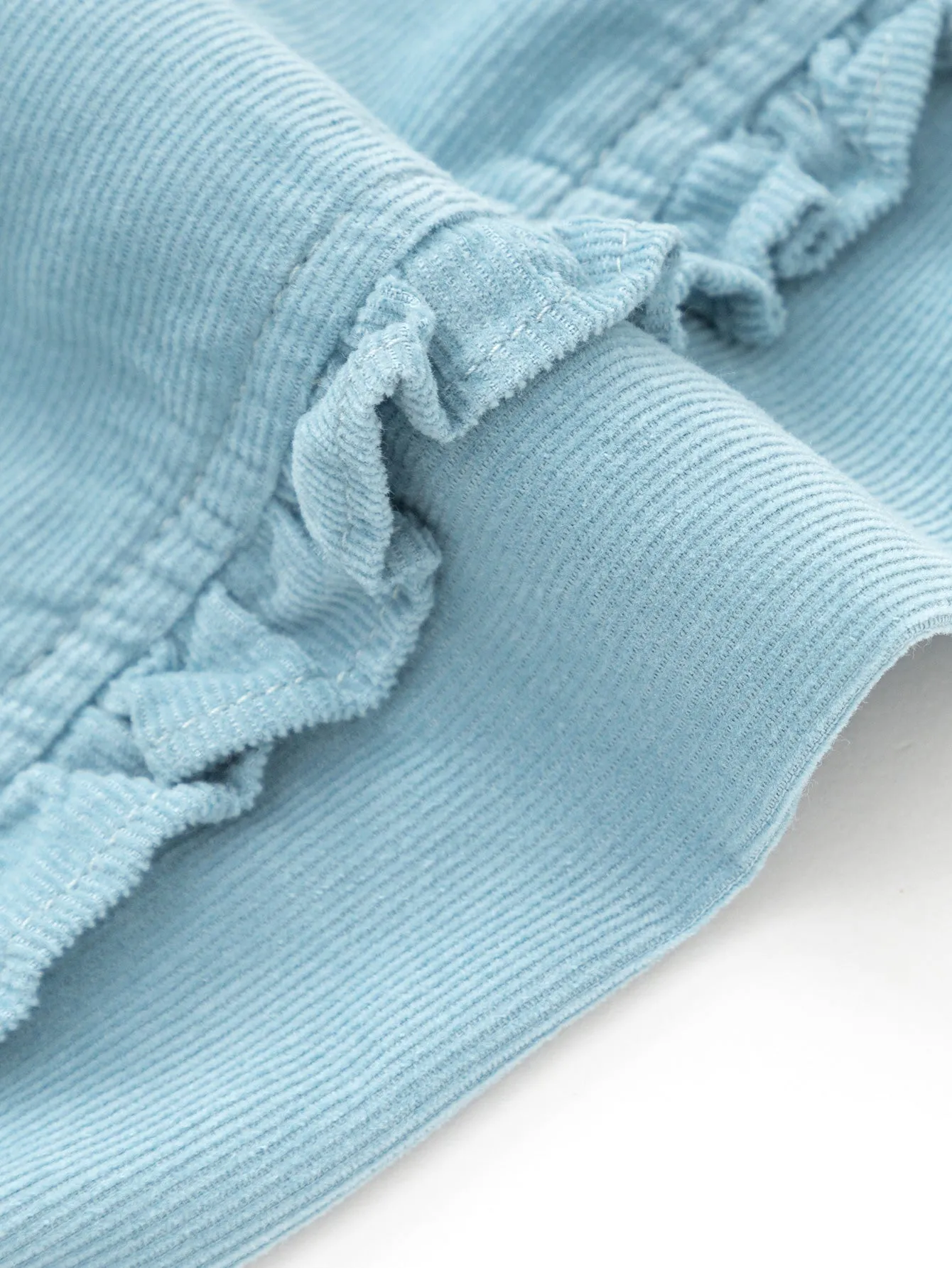 Girl Baby Clothes Powderblue Solid Color Trousers