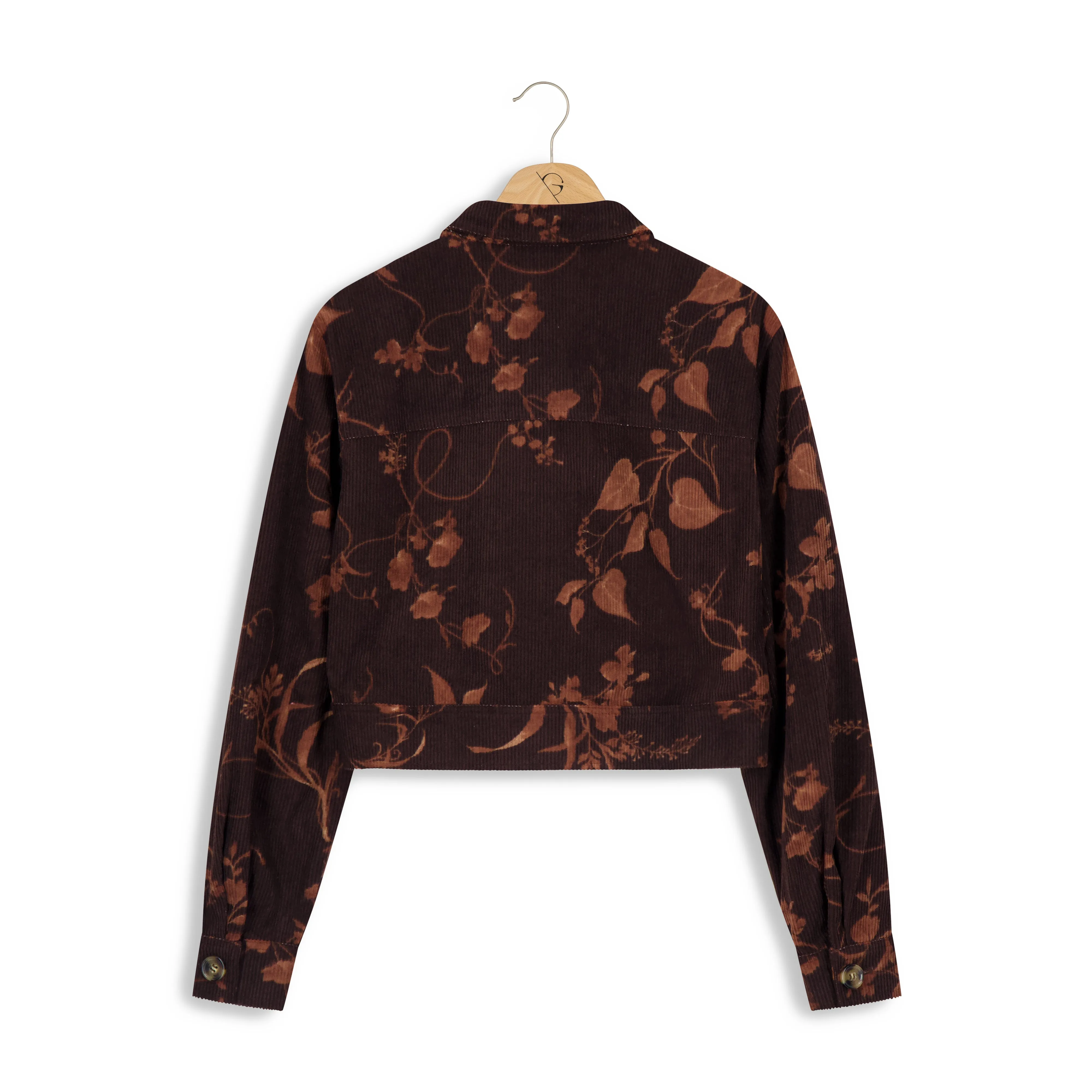 hd printed corduroy jacket
