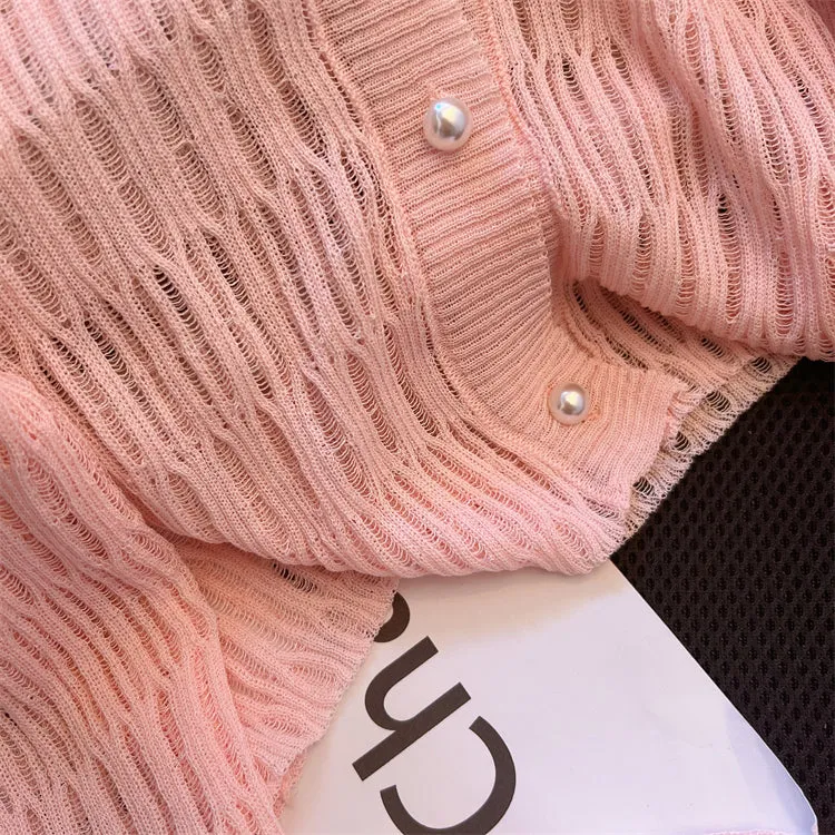 Ice Silk Sun Protection Knitted Cardigan