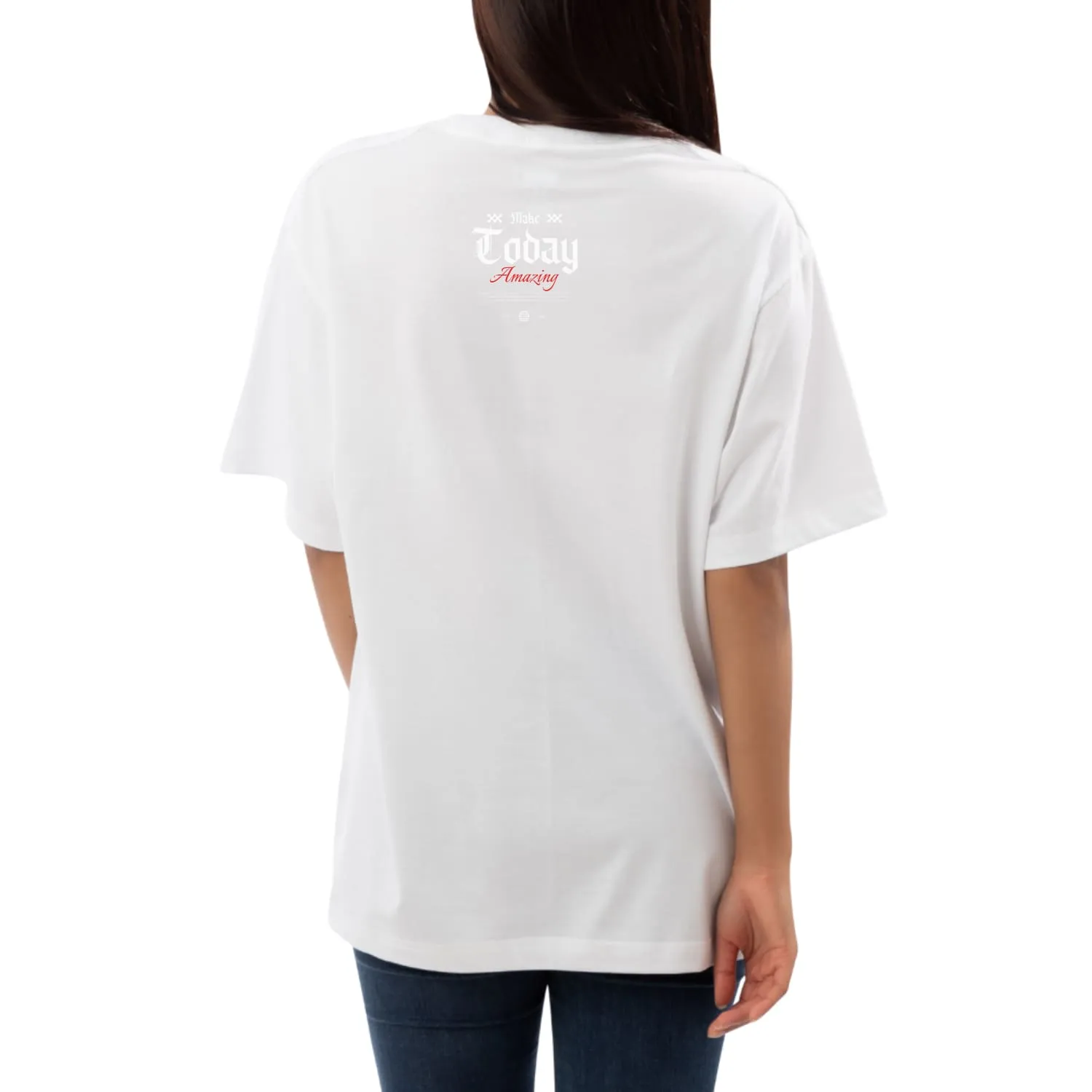 Make today amazing Womens Oversized T-shirt