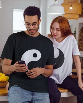Matching Yin-Yang Couple T-Shirts - Perfect Harmony in Style