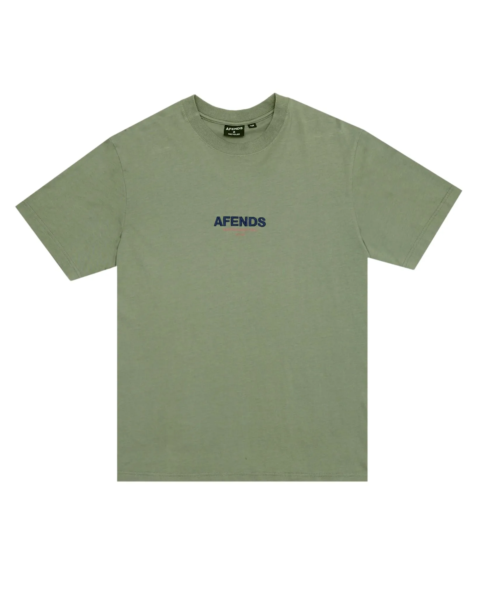 Mens Vinyl Retro Fit Tee - Oil Green