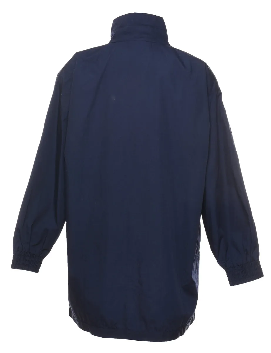 Navy & Pink Contrast Classic Jacket - L