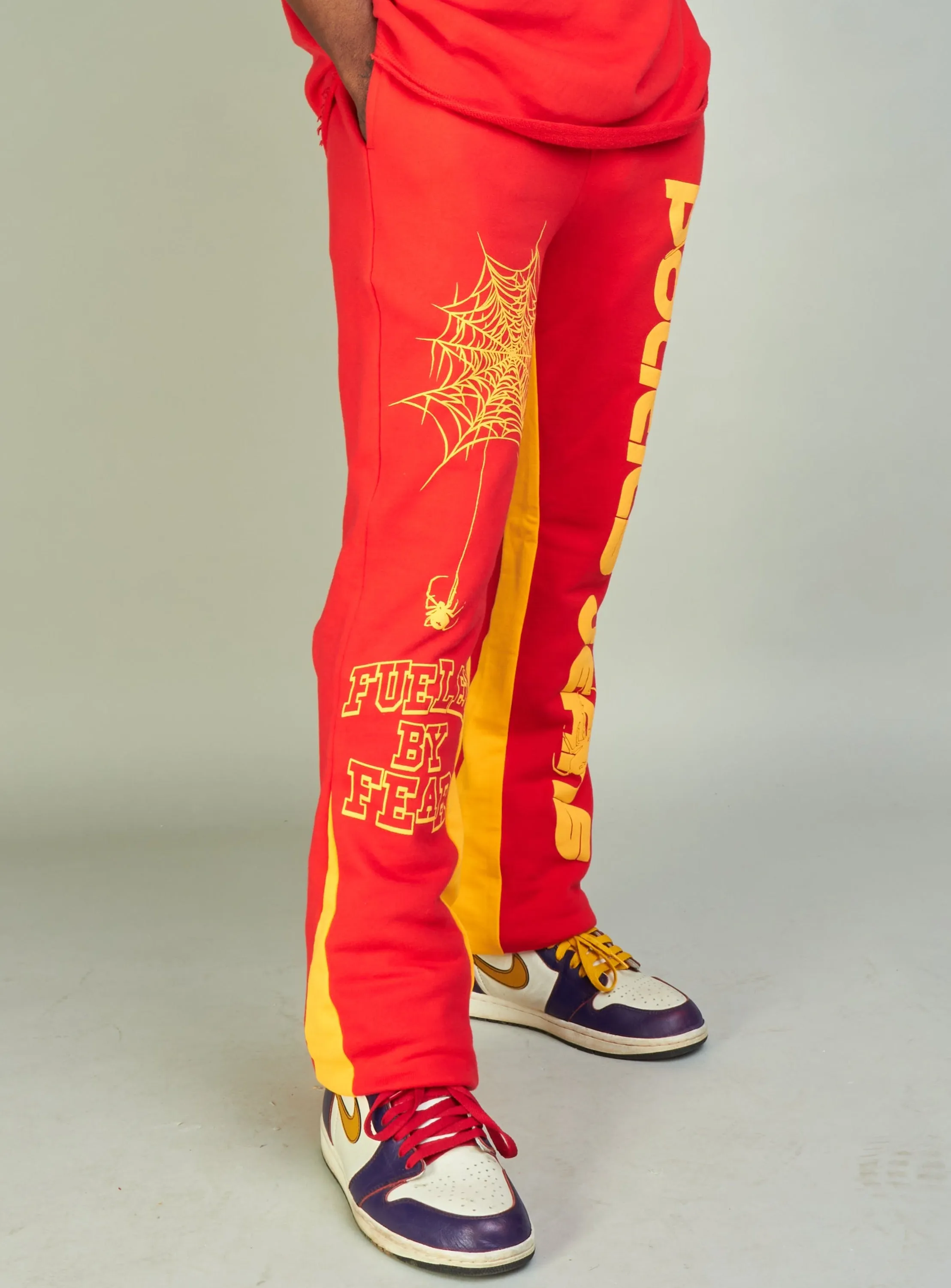 Politics Sweatpants - Isaacs - Red And Orange - 703
