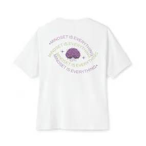 "Positive Mindset" Unisex Oversized Boxy Tee