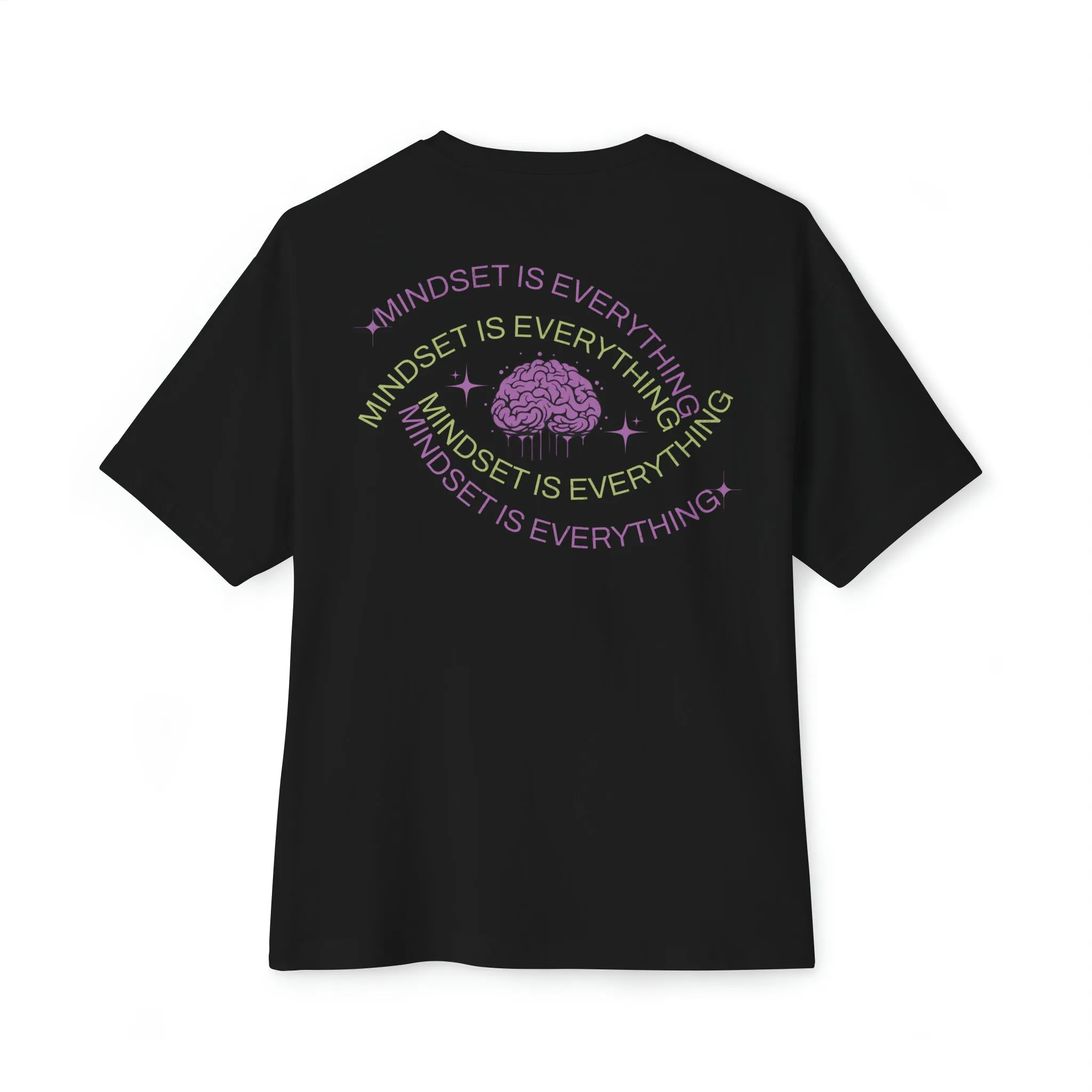 "Positive Mindset" Unisex Oversized Boxy Tee