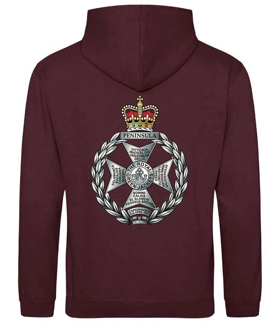 Royal Green Jackets Hoodie (Logo Back)
