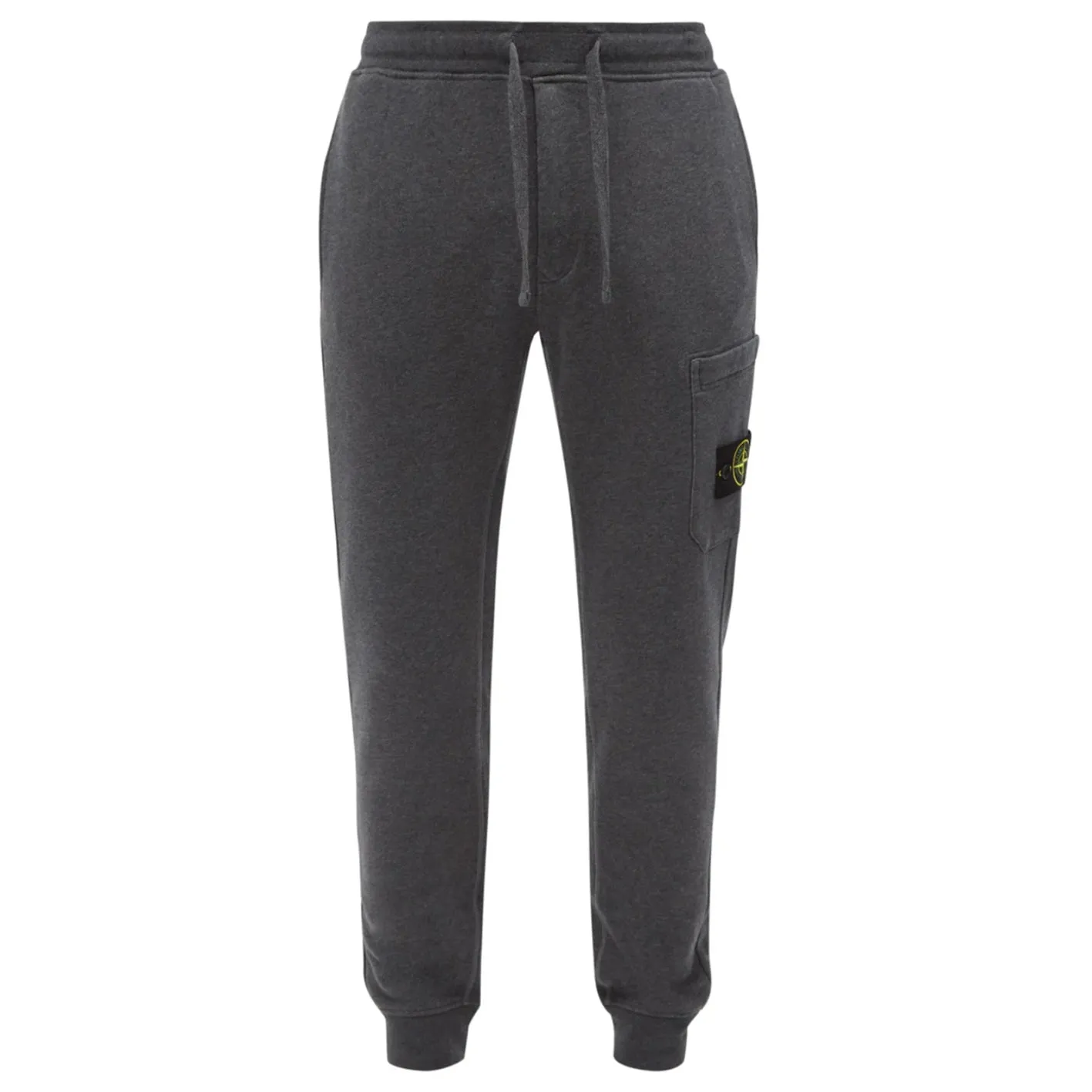 STONE ISLAND BASIC BADGE SWEATPANTS DARK GREY