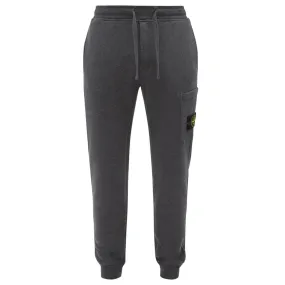 STONE ISLAND BASIC BADGE SWEATPANTS DARK GREY