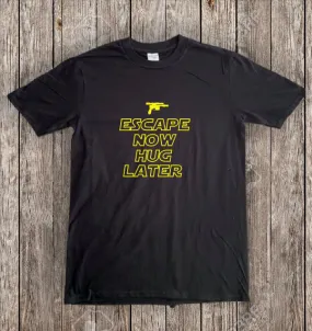 The Force Awakens T-Shirt - Escape Now Hug Later | Stealthy Giant