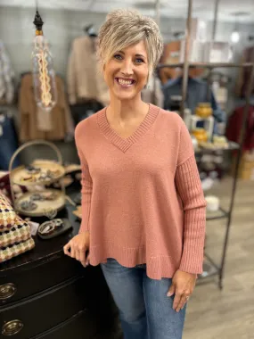 The Haven V-Neck Oversized Sweater