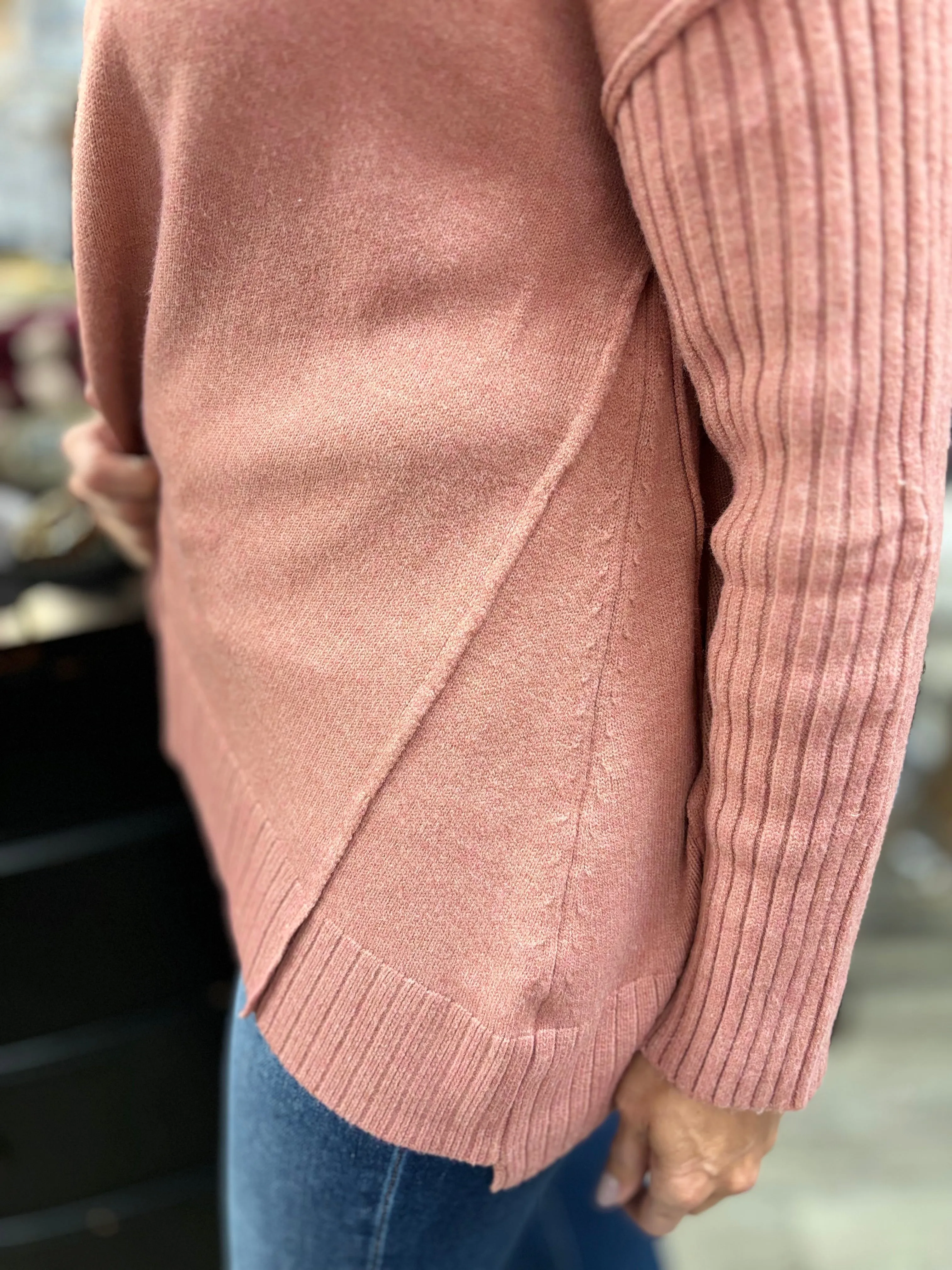 The Haven V-Neck Oversized Sweater
