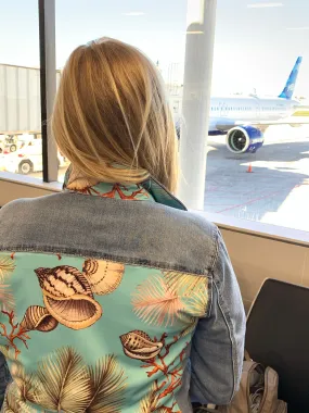 The Light Denim Jacket / Tropical Shells