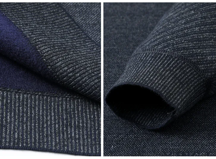 Two Sweaters In Fleece And Thick Style