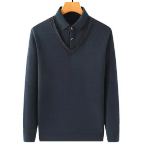 Two Sweaters In Fleece And Thick Style